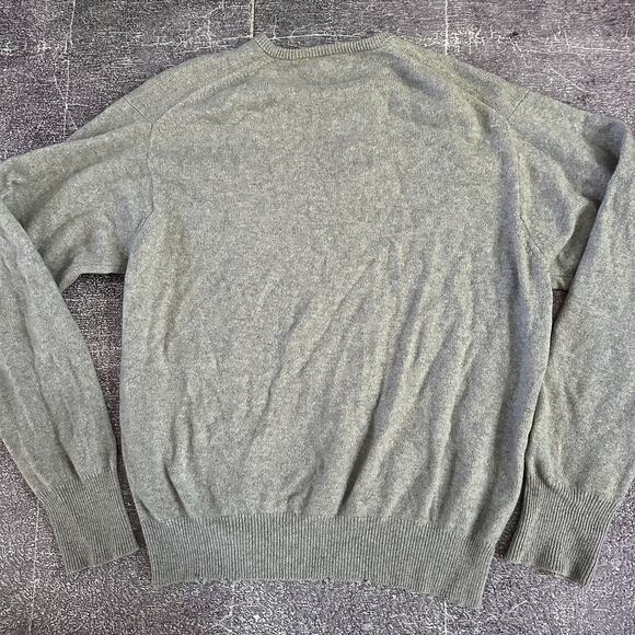 Men's Vintage 60's Forstmann 100% Cashmere Gray V Neck Pullover Sweater Sz 44 - Picture 5 of 5